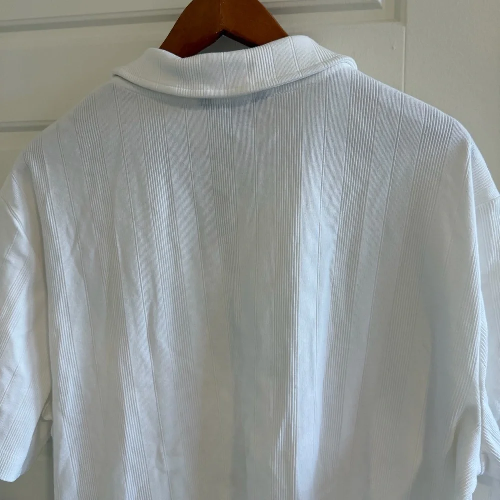 NWT Banana Republic White Polo Shirt for Men